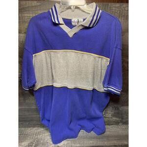 Wear With Blue Short Sleeve Polo Size M